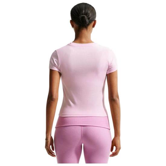 Nike Γυναικεία κοντομάνικη μπλούζα Sportswear Chill Knit Cropped T-Shirt